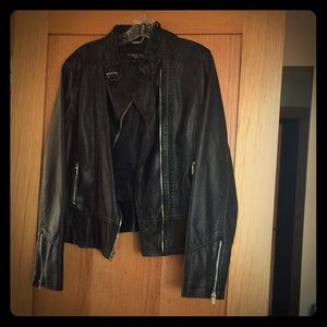 Faux leather jacket